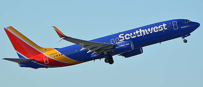 Southwest Boeing 737-8H4 N8645A, Phoenix Sky Harbor, September 25, 2016